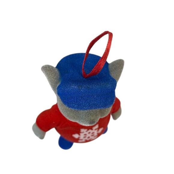 VTG Disney The Rescuers Down Under Bernard Felt Flocked Christmas Ornament w/Box - Picture 6 of 13